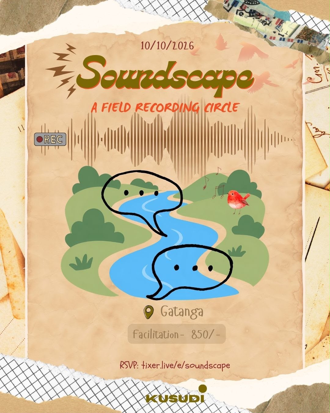 Cancelled Soundscape event poster